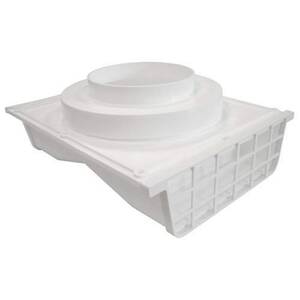 Lambro 164W (r)  4 X 6 Plastic Double-sided Under-eave Vent
