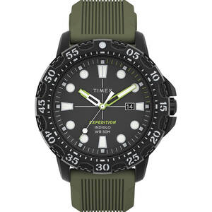 Timex TW4B25400 Expedition Gallatin - Green Dial Amp; Green Silicone S