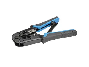 Tripp 3F8062 Rj11-rj12-rj45 Crimping Tool With Cable Stripper - Heavy 