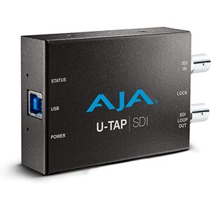 Aja U-TAP-SDI U Tap Sdi Simple Usb 3.0 Powered Sdi Capture Device