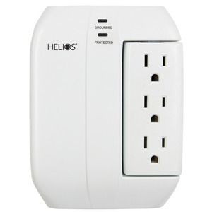 Helios AS-HP-5R 5out 2usb Surge Wall Tap