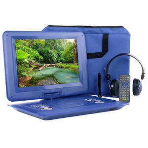 Trexonic TR-D141BLU_RB 14.1 Inch Portable Dvd With Tv Tuner Player Wit