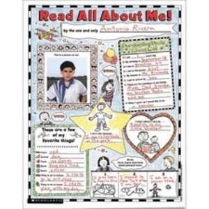 Scholastic SHS 0439152852 Scholastic Teach Res. Read About Me Poster -