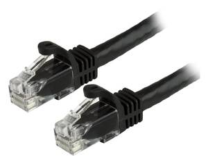 Startech 9J1147 .com 6ft Cat6 Ethernet Cable - Black Snagless Gigabit 