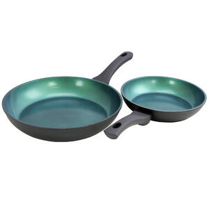 Gibson 93080.02 Home Equinox 2 Piece Ceramic Non-stick Fry Pan Set In 