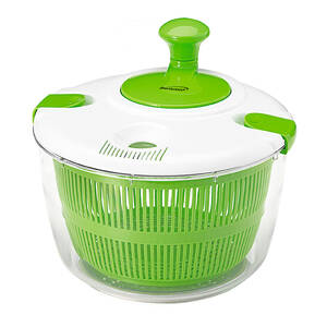 Brentwood KA-5030G 5 Quart Salad Spinner With Serving Bowl In Green