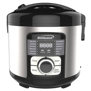 Brentwood TS-1320S Select 12 Function Stainless Steel Multi-cooker In 