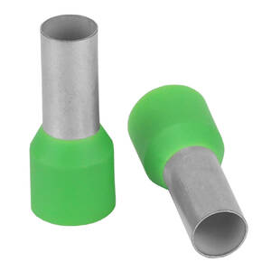 Pacer TFRL6-12MM-10 Pacer Green 6 Awg Wire Ferrule - 12mm Length - 10 