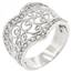 Icon J6841 Cubic Zirconia Filigree Hearts Ring (size: 05) R07546r-c01-