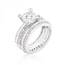 Icon J9457 Cubic Zirconia Round Cut Pave Ring Set (size: 09) R08295r-c