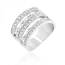 Icon J9503 Cubic Zirconia Tiered Ring (size: 06) R08311r-c01-06