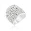 Icon J9542 Cubic Zirconia Pave Abstract Ring (size: 10) R08309r-c01-10