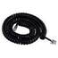 Cablesys GCHA444025-FBK4 Telephone Handset Cord With Black Cable With 