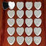 Accent 14567 Velvet-lined Monogram Heart Boxes (72)