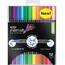 Bic BIC FPINDP12AST Fineliner 2-in-1 Dual Tip Markers - Fine, Broad Ma