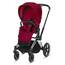 Cybex 519003535 Priam 3-in-1 Travel System Chrome With Black Details B