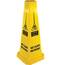 Genuine GJO 58880 Joe Bright Four-sided Caution Safety Cone - 1 Each -