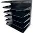 Huron HUR HASZ0153 Horizontal Slots Desk Organizer - 6 Compartment(s) 