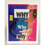 Barnes SQ0668122 Why Why Why Greeting Card (pack Of 6)