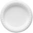 Tablemate TBL 6644WH Tablemate Party Expressions Plastic Plates - - Pl