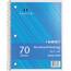 Sparco SPR 83253 Wirebound College Ruled Notebooks - 70 Sheets - Wire 