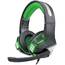 Supersonic IQ-480G Iq-480g - Green Pro-wired Gaming Headset With Light