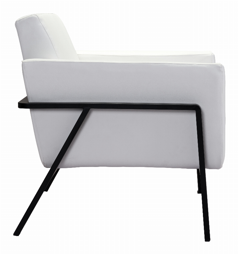 Zuo 100766 Homestead Lounge Chair White