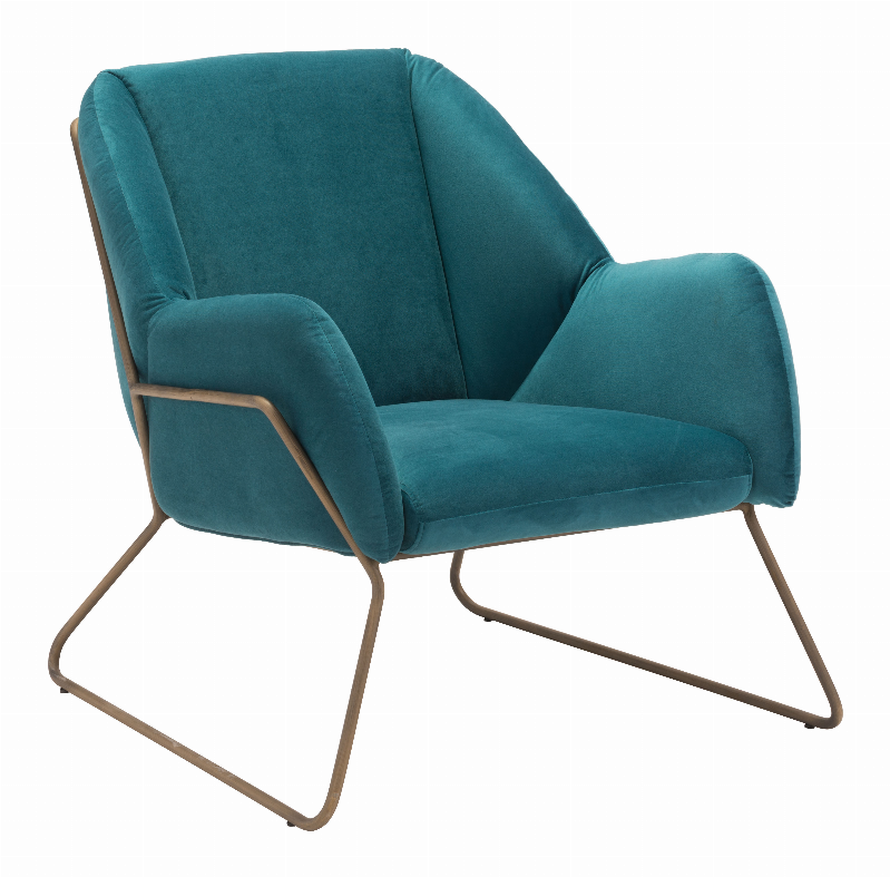 Zuo 101155 Stanza Arm Chair Green