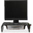 Lorell LLR 84147 Mesh Wire Monitor Stand - Desktop - Powder Coated - S
