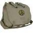Fox 43-094 Retro Hungarian Shoulder Bag With Peace Emblem - Olive Drab