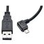 Tripp UR05C-003-RB Reversible Usb Charge Cable A To Right Angle 5-pin 