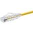Unirise 10128 Clearfit Cat6 Patch Cable, Yellow, Snagless, 7ft