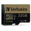 Verbatim 44033 Pro+ Memory Card With Adapter, , 32gb, Microsdhc, 600x,