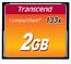 Transcend TS2GCF133 Flash Memory Card - 2 Gb - Compactflash Card - Dat