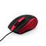 Verbatim 99742 Corded Notebook Optical Mouse - Red - Optical - Cable -