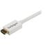 Startech UN4461 .com 2m (6 Ft) White Cl3 In-wall High Speed Hdmi Cable