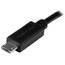 Startech UUUSBOTG8IN .com 8in Usb Otg Cable - Micro Usb To Micro Usb -