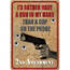 Rivers 1587 16in Id Rather Have A Gun Tin Sign