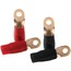 Db RT4 4gauge 516 Ring Terminals 4 Pk Gold Plated 2 Red  2 Black
