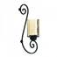 Gallery 10017901 Iridescent Glass Scroll Wall Sconce