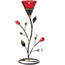 Gallery D1083 Ruby Blossom Tealight Holder 10001083