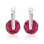 Icon J10727 Red Cz Elegance Earrings E50034r-s10