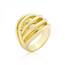 Icon J9302 Golden Illusion Fashion Ring (size: 08) R08272g-v00-08