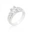 Icon J9428 Cubic Zirconia Princess Cut Ring (size: 08) R08326r-c01-08