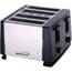 Brentwood TS-284 1300w 4 Slice Toaster In Black And Silver