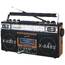 Supersonic RA39664 Retro 4-band Radio  Cassette Player (wood) Sscsc320