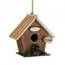 Songbird 10018414 Pine Cone Rustic Wood Birdhouse