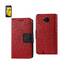 Motorola FC22-MOTOE2RD Reiko  Moto E (2015) 3-in-1 Wallet Case In Red