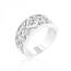 Icon J9495 Spring Floral Cubic Zirconia Band (size: 05) R08327r-c01-05