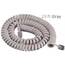 Cablesys 2500PG Telephone Handset Cord With Pearl Gray Cable With 1.5 